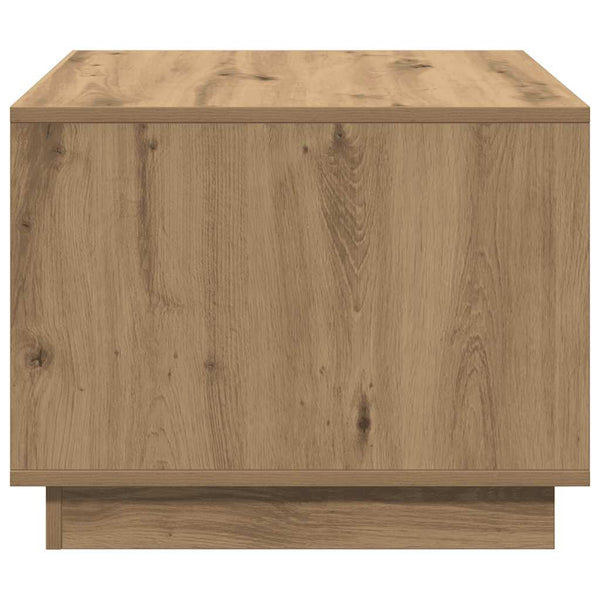 vidaXL Table basse en bois d'ingénierie chêne artisanat 55x55x42 cm