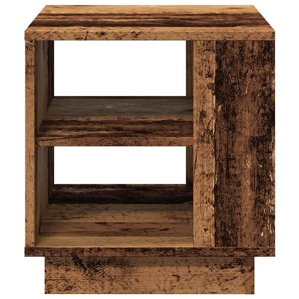 Couchtisch Altholz-Optik 40x40 cm