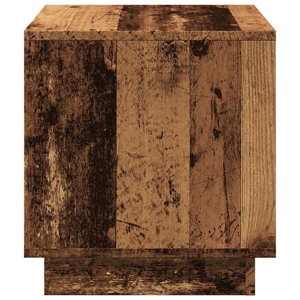 Couchtisch Altholz-Optik 40x40 cm