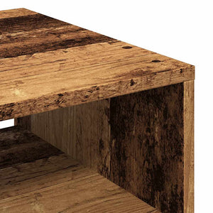 Couchtisch Altholz-Optik 40x40 cm