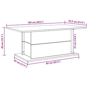 Couchtisch Artisan Eiche 102 cm