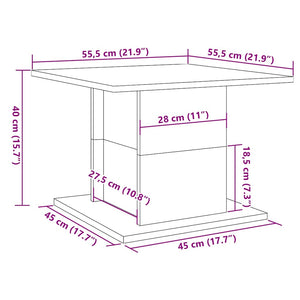Couchtisch Artisan Eiche 55,5x55,5 cm