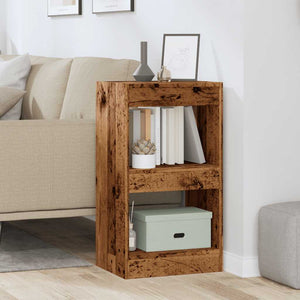 Bücherregal Raumteiler Altholz-Optik 72 cm