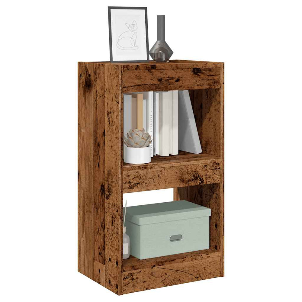 vidaXL Bookcase/Room Divider Reclaimed Wood Look 40x30x72 cm