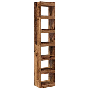 Bücherregal Raumteiler Altholz-Optik 198 cm