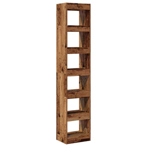 Bücherregal Raumteiler Altholz-Optik 198 cm