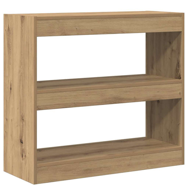 Bücherregal Raumteiler Artisan Eiche 80x72 cm