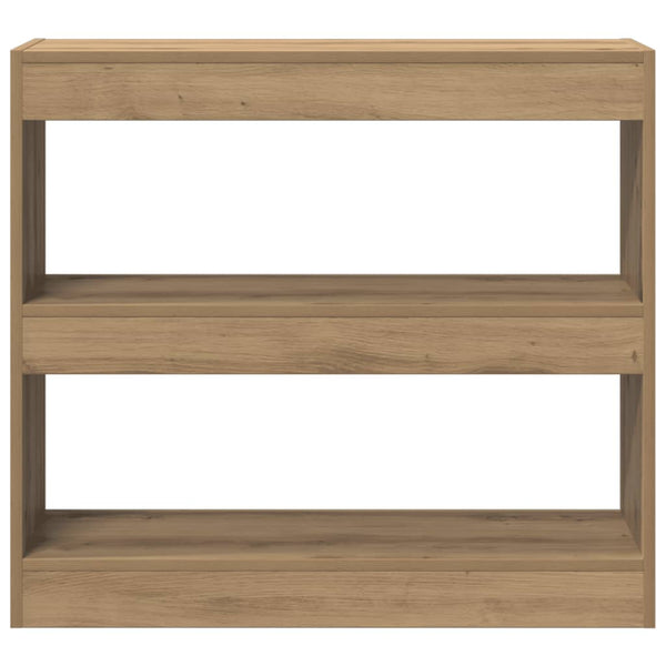 Bücherregal Raumteiler Artisan Eiche 80x72 cm