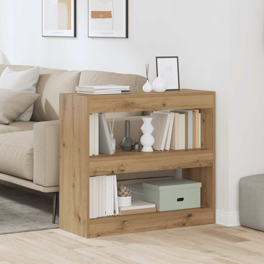 Bücherregal Raumteiler Artisan Eiche 80x72 cm