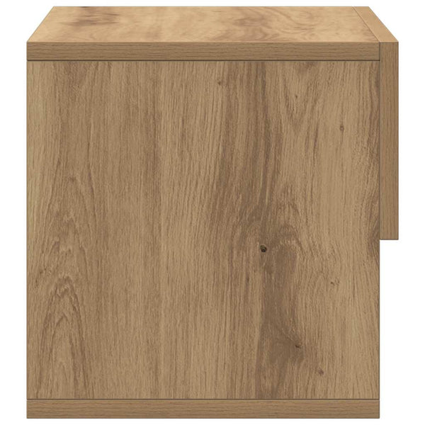 vidaXL Wall-Mounted Nightstand Artisan Oak