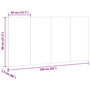 Artisan Eiche Kopfteil 160 cm