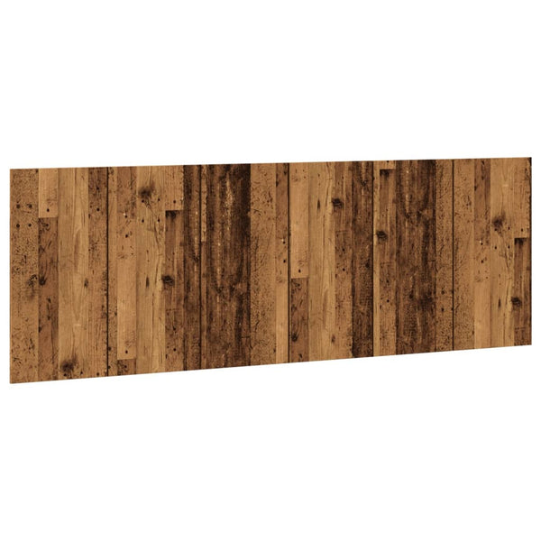 Wandmontage Kopfteil Altholz-Optik 240 cm