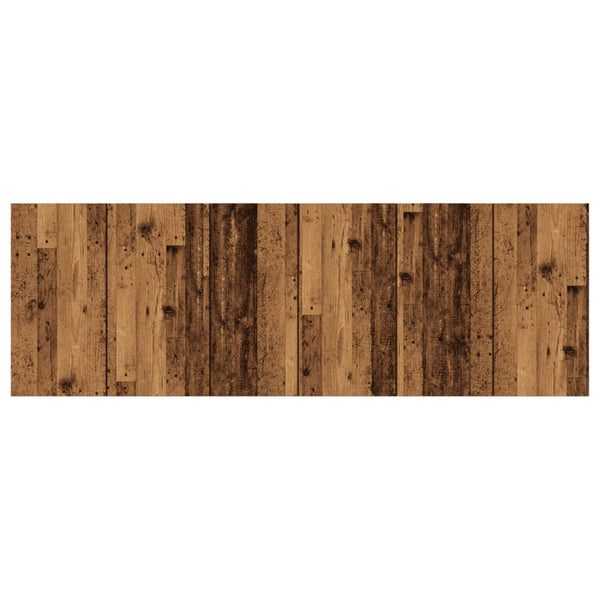 Wandmontage Kopfteil Altholz-Optik 240 cm