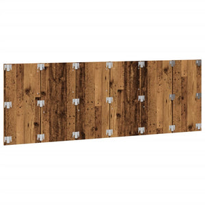 Wandmontage Kopfteil Altholz-Optik 240 cm