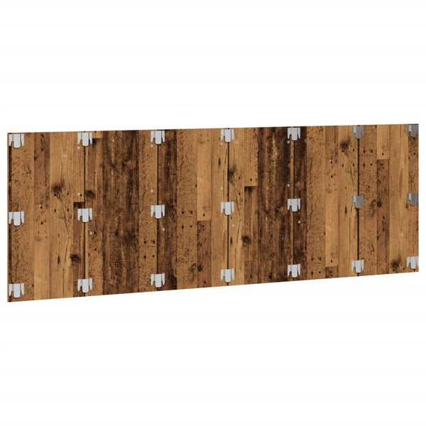 Wandmontage Kopfteil Altholz-Optik 240 cm