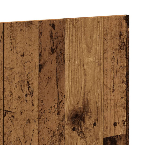 Wandmontage Kopfteil Altholz-Optik 240 cm