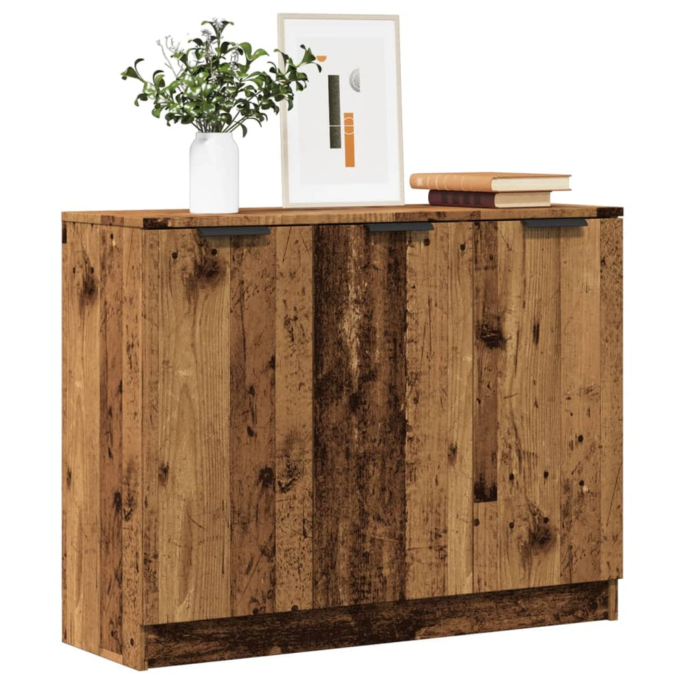 vidaXL Sideboard Reclaimed Wood Look 90.5x30x70 cm Engineered Wood