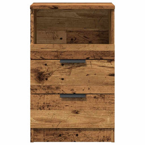 Nachttisch Altholz-Optik 40x36x65 cm