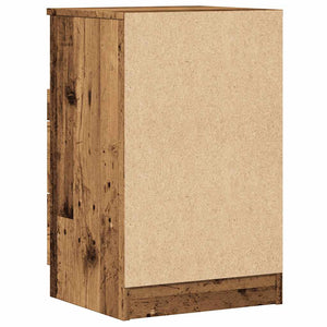 Nachttisch Altholz-Optik 40x36x65 cm