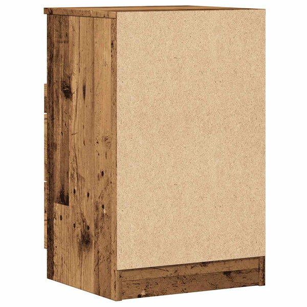 Nachttisch Altholz-Optik 40x36x65 cm