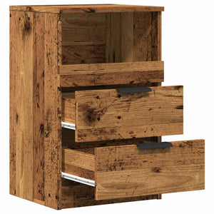 Nachttisch Altholz-Optik 40x36x65 cm