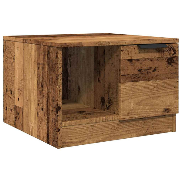 Couchtisch Altholz-Optik 50x50 cm