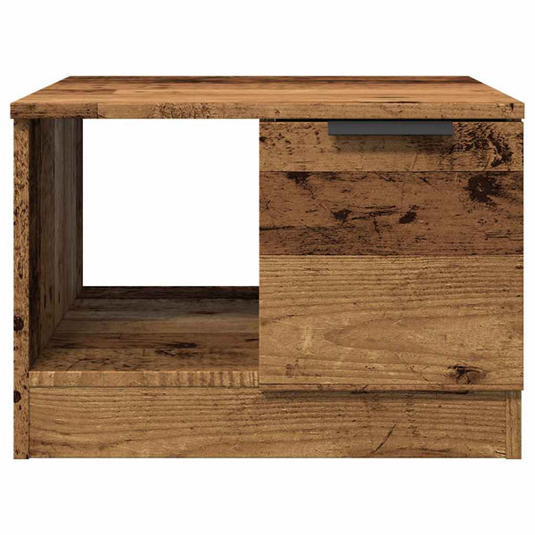 Couchtisch Altholz-Optik 50x50 cm
