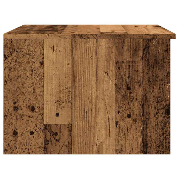 Couchtisch Altholz-Optik 50x50 cm