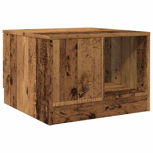 Couchtisch Altholz-Optik 50x50 cm