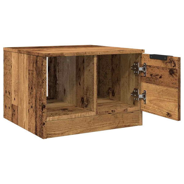 Couchtisch Altholz-Optik 50x50 cm