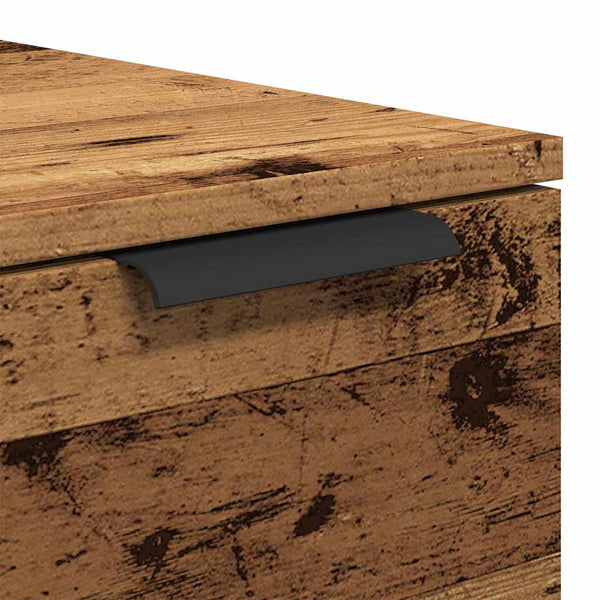 Couchtisch Altholz-Optik 50x50 cm