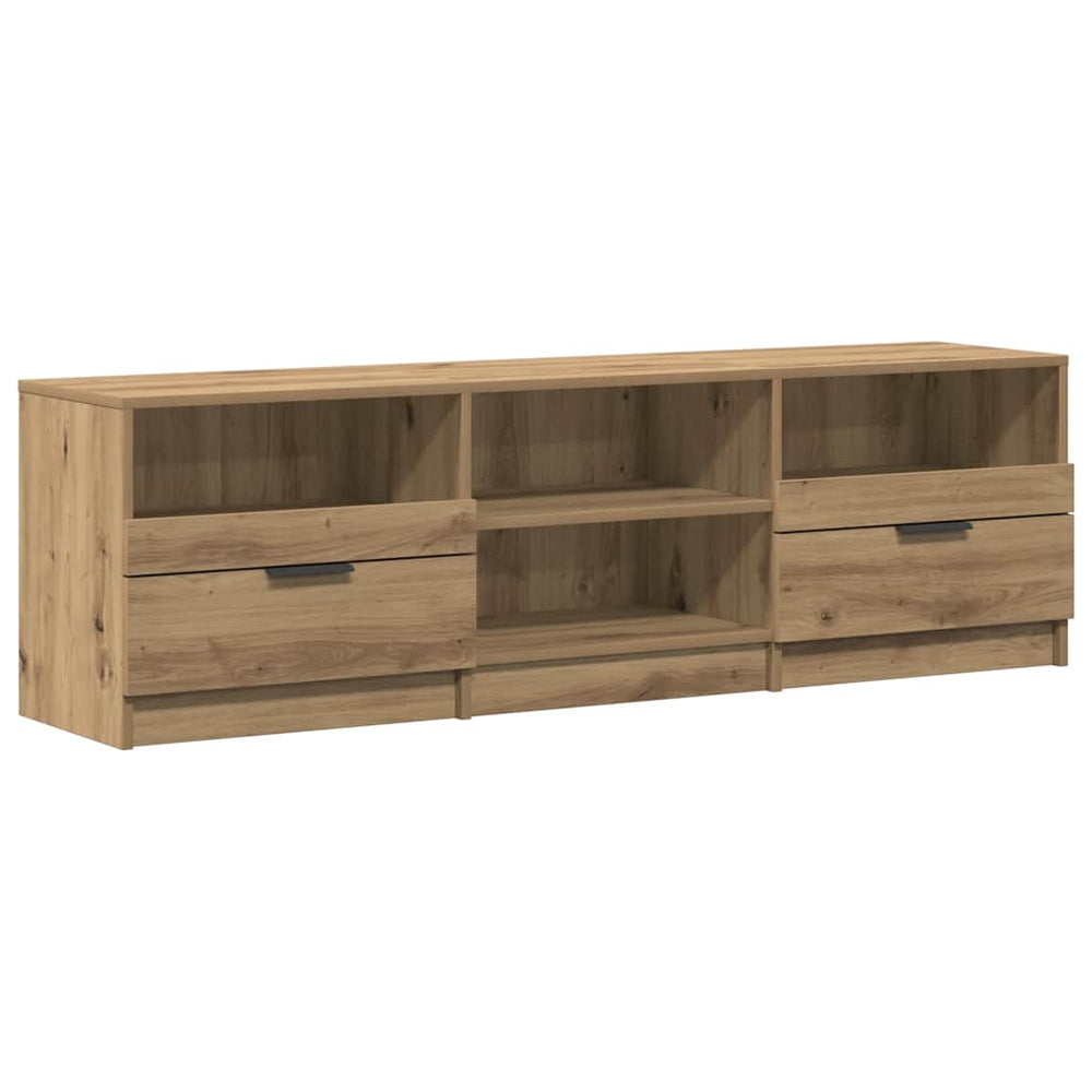 vidaXL Meuble TV chêne artisanat 150x33,5x45 cm Aggloméré