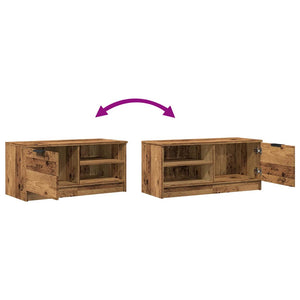 TV-Schrank Set, Altholz-Optik, 2er