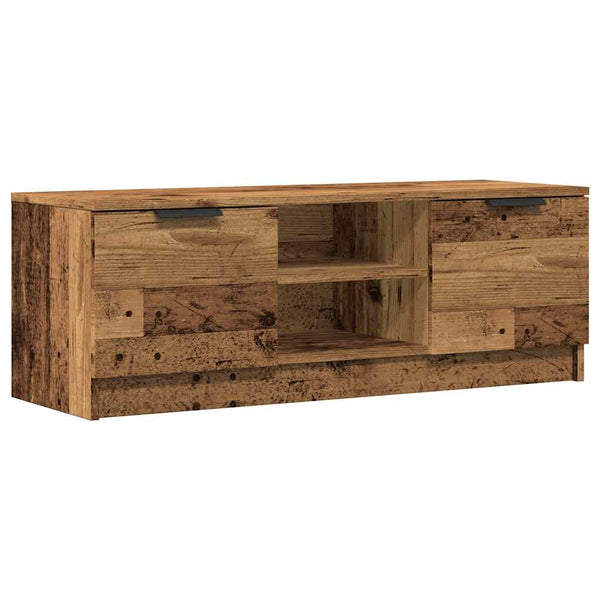 vidaXL Meuble TV aspect bois de récupération 102x35x36,5 cm Bois d'ingénierie
