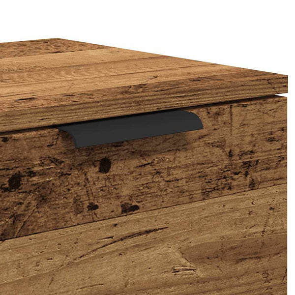 vidaXL Meuble TV aspect bois de récupération 102x35x36,5 cm Bois d'ingénierie