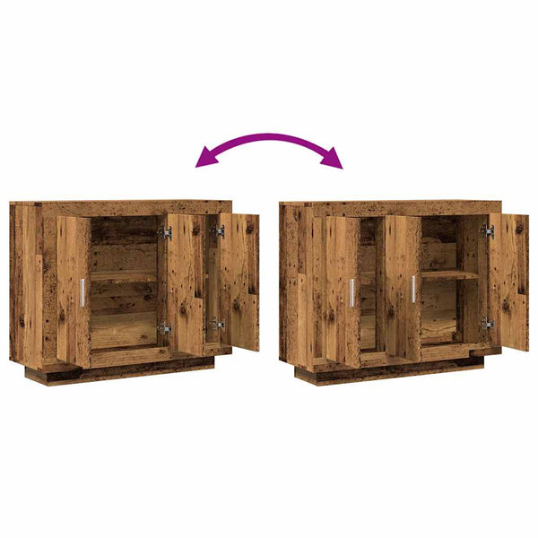 Sideboard Altholz-Optik 92 cm