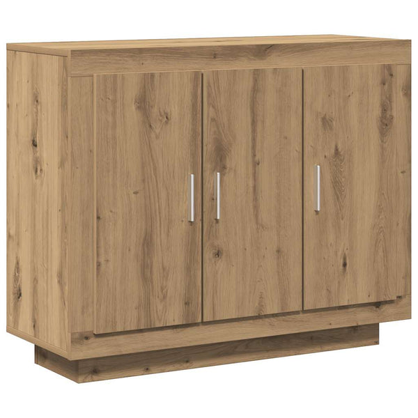 vidaXL Buffet Chêne Artisan 92x35x75 cm Bois d'ingénierie