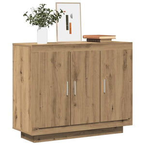 vidaXL Buffet Chêne Artisan 92x35x75 cm Bois d'ingénierie