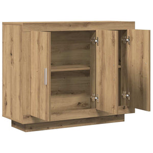 vidaXL Buffet Chêne Artisan 92x35x75 cm Bois d'ingénierie