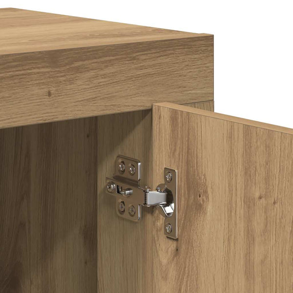 vidaXL Buffet Chêne Artisan 92x35x75 cm Bois d'ingénierie