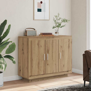 vidaXL Buffet Chêne Artisan 92x35x75 cm Bois d'ingénierie