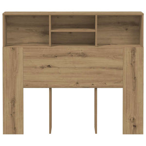 Bett Kopfteil Eiche mit Ablagen 120 cm