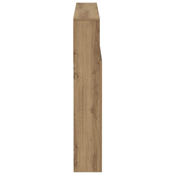 Bett Kopfteil Eiche mit Ablagen 120 cm