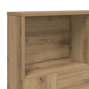 Bett Kopfteil Eiche mit Ablagen 120 cm
