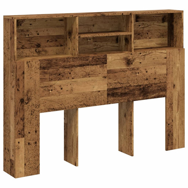 Kopfteil mit Stauraum Altholz 140 cm
