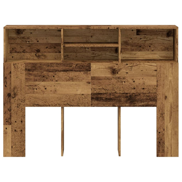 Kopfteil mit Stauraum Altholz 140 cm
