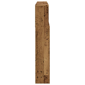Kopfteil mit Stauraum Altholz 140 cm