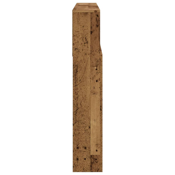 Kopfteil mit Stauraum Altholz 140 cm