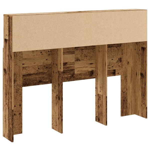Kopfteil mit Stauraum Altholz 140 cm