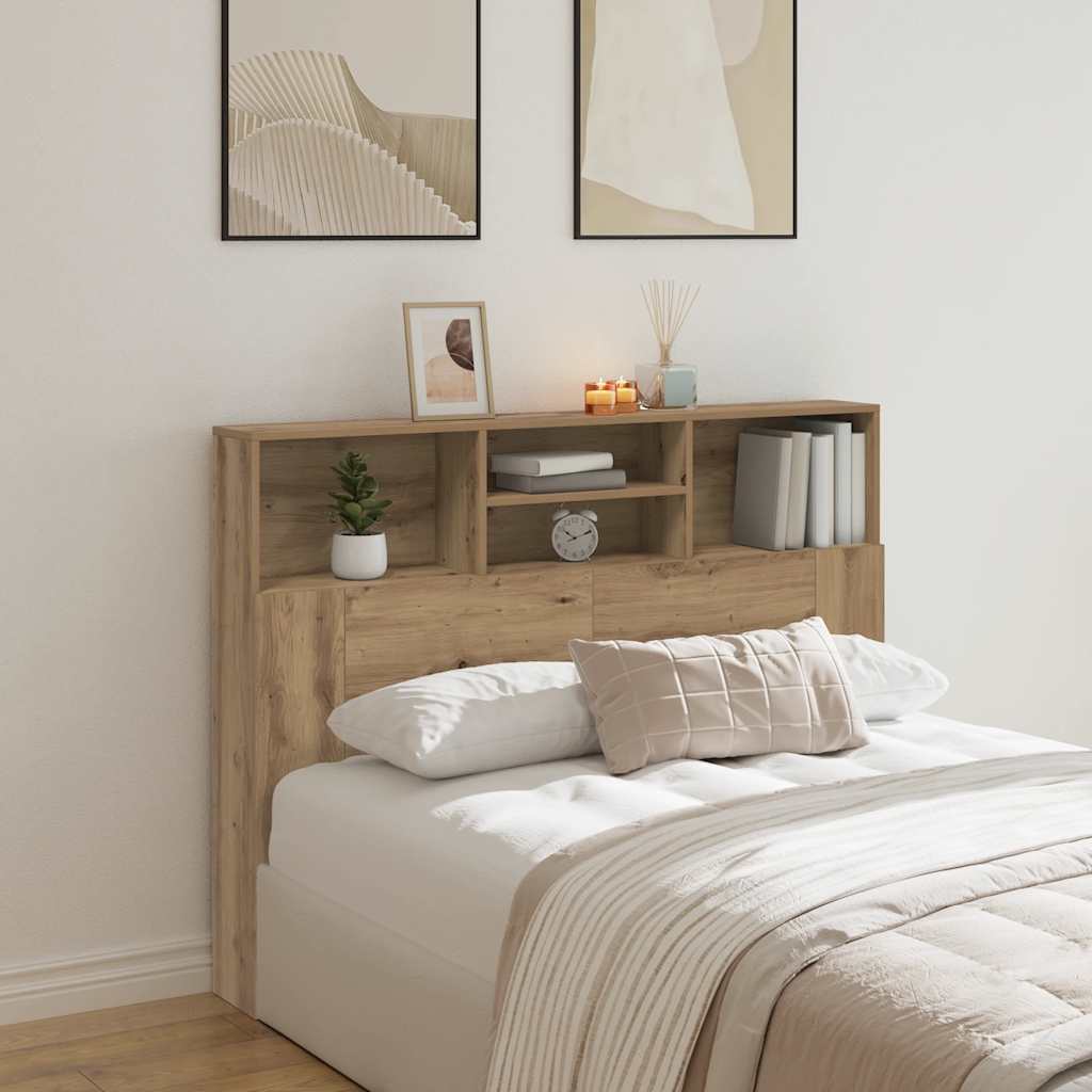 Kopfteilschrank Artisan Eiche 140 cm